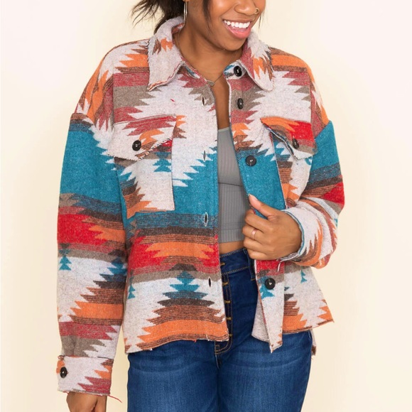 Aztec Shacket - Picture 2 of 8